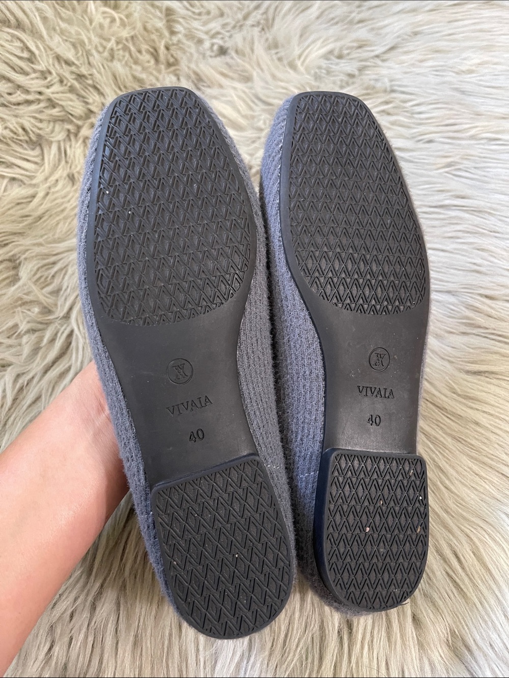 VIVAIA Gray Knit Ballet Flats — Lightweight Everyday Comfort - Picture 3 of 3